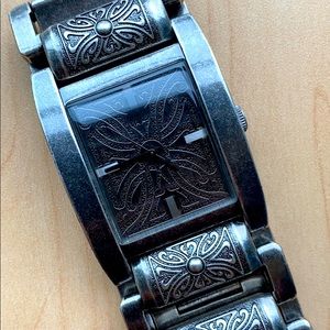 Silver square faced Guess Watch